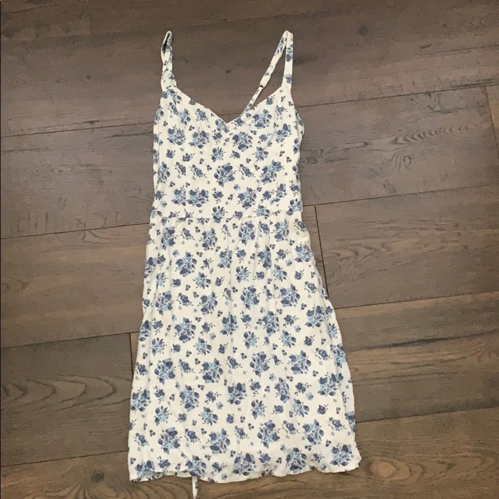 White Floral Hollister dress